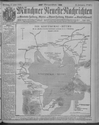 Münchner neueste Nachrichten Freitag 17. Juni 1898