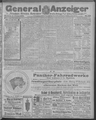 Münchner neueste Nachrichten Mittwoch 19. Oktober 1898