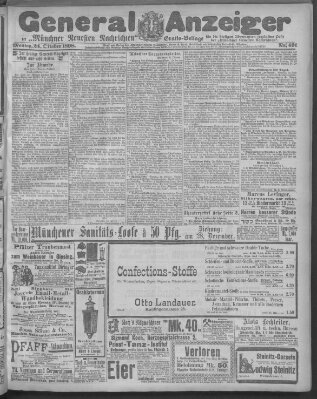 Münchner neueste Nachrichten Montag 24. Oktober 1898