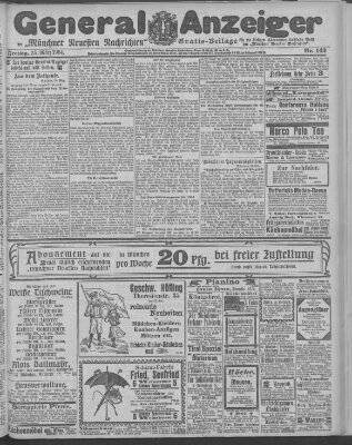 Münchner neueste Nachrichten Freitag 25. März 1904