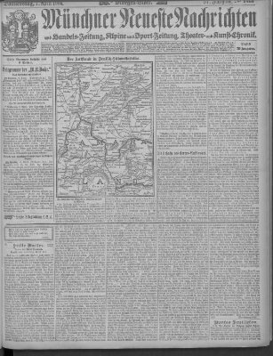 Münchner neueste Nachrichten Donnerstag 7. April 1904