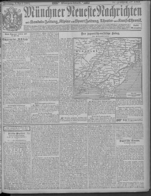 Münchner neueste Nachrichten Freitag 8. April 1904