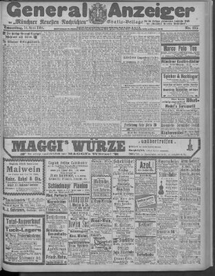 Münchner neueste Nachrichten Donnerstag 14. April 1904