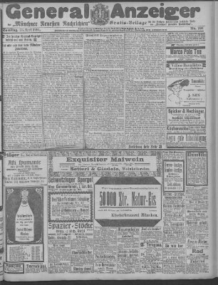 Münchner neueste Nachrichten Samstag 23. April 1904