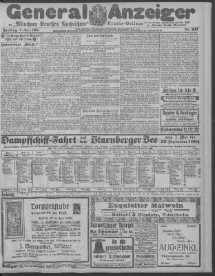 Münchner neueste Nachrichten Samstag 30. April 1904