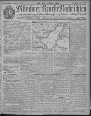 Münchner neueste Nachrichten Mittwoch 5. Januar 1898