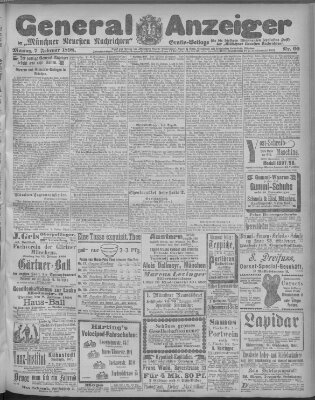 Münchner neueste Nachrichten Montag 7. Februar 1898