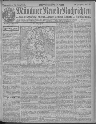 Münchner neueste Nachrichten Donnerstag 24. März 1898