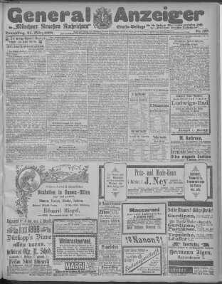 Münchner neueste Nachrichten Donnerstag 24. März 1898