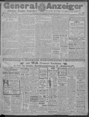 Münchner neueste Nachrichten Mittwoch 1. April 1903