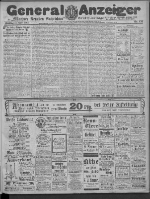 Münchner neueste Nachrichten Freitag 3. April 1903