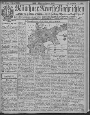 Münchner neueste Nachrichten Freitag 17. April 1903