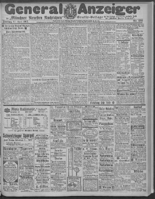 Münchner neueste Nachrichten Freitag 17. April 1903