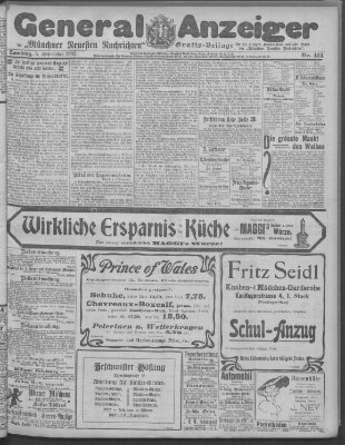 Münchner neueste Nachrichten Samstag 5. September 1903