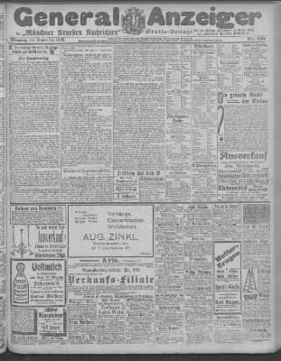 Münchner neueste Nachrichten Montag 14. September 1903