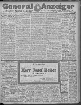 Münchner neueste Nachrichten Donnerstag 8. Januar 1903