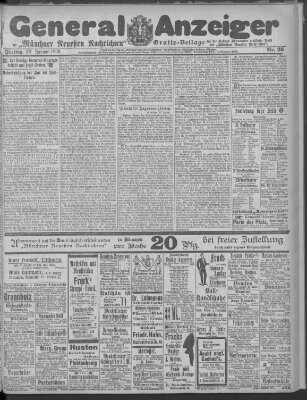 Münchner neueste Nachrichten Freitag 23. Januar 1903