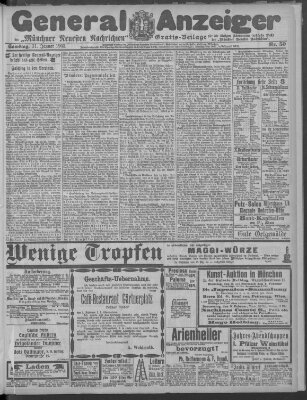 Münchner neueste Nachrichten Samstag 31. Januar 1903