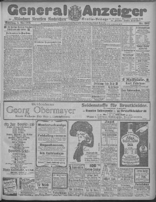 Münchner neueste Nachrichten Samstag 2. Mai 1903