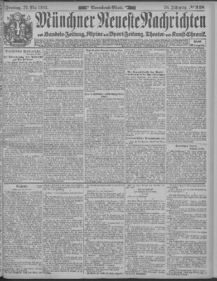 Münchner neueste Nachrichten Freitag 29. Mai 1903