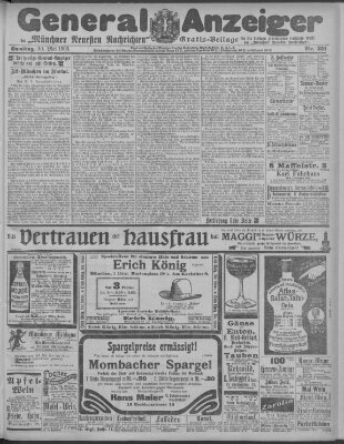 Münchner neueste Nachrichten Samstag 30. Mai 1903