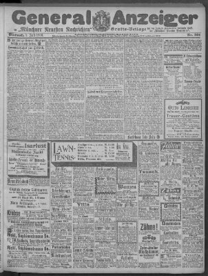 Münchner neueste Nachrichten Mittwoch 1. Juli 1903