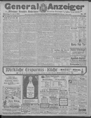 Münchner neueste Nachrichten Samstag 30. Januar 1904