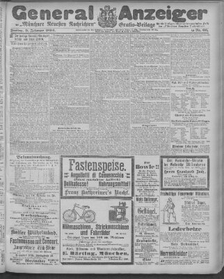 Münchner neueste Nachrichten Freitag 9. Februar 1894