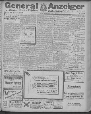 Münchner neueste Nachrichten Freitag 23. Februar 1894