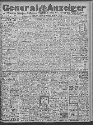 Münchner neueste Nachrichten Freitag 22. Juli 1904