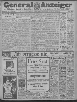 Münchner neueste Nachrichten Samstag 20. Juni 1903