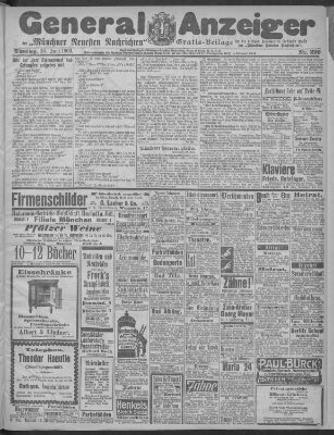 Münchner neueste Nachrichten Dienstag 30. Juni 1903