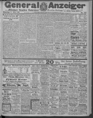 Münchner neueste Nachrichten Dienstag 10. März 1903