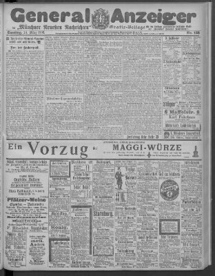 Münchner neueste Nachrichten Samstag 14. März 1903