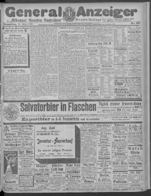 Münchner neueste Nachrichten Donnerstag 19. März 1903