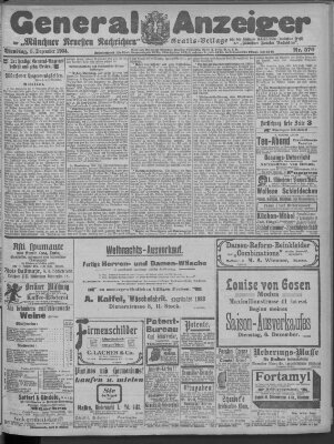 Münchner neueste Nachrichten Dienstag 6. Dezember 1904