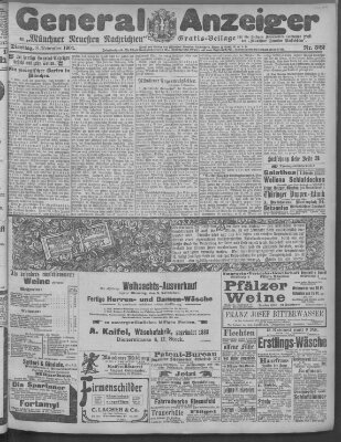 Münchner neueste Nachrichten Dienstag 8. November 1904