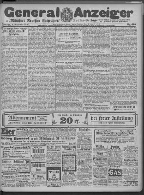 Münchner neueste Nachrichten Freitag 1. September 1905