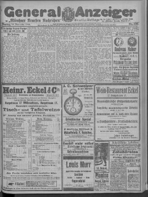 Münchner neueste Nachrichten Montag 18. September 1905