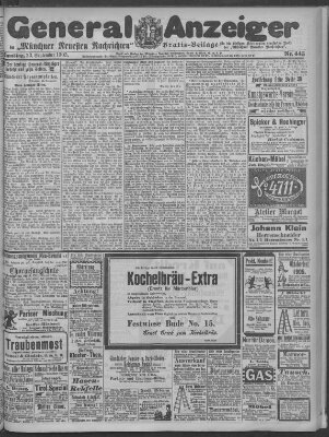 Münchner neueste Nachrichten Samstag 23. September 1905