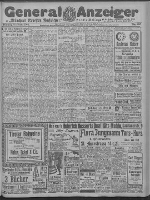 Münchner neueste Nachrichten Montag 23. Oktober 1905