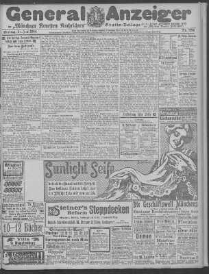 Münchner neueste Nachrichten Freitag 24. Juni 1904