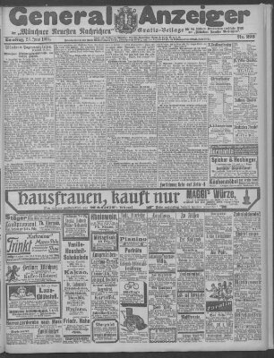 Münchner neueste Nachrichten Samstag 25. Juni 1904