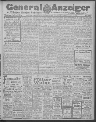 Münchner neueste Nachrichten Dienstag 30. August 1904