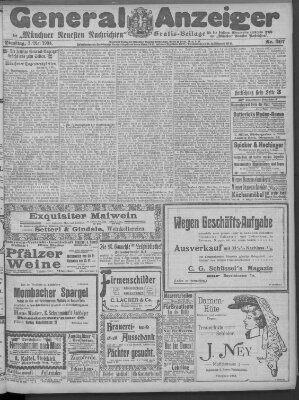 Münchner neueste Nachrichten Dienstag 3. Mai 1904