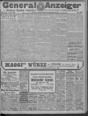 Münchner neueste Nachrichten Samstag 7. Mai 1904