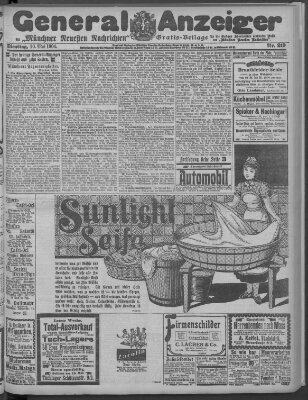 Münchner neueste Nachrichten Dienstag 10. Mai 1904