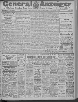 Münchner neueste Nachrichten Mittwoch 11. Mai 1904