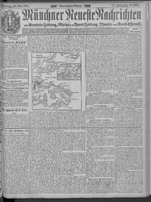 Münchner neueste Nachrichten Freitag 20. Mai 1904