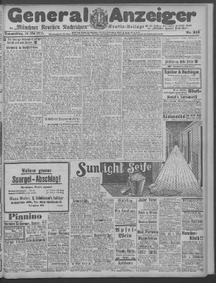 Münchner neueste Nachrichten Donnerstag 26. Mai 1904